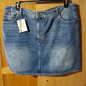 Denim Mini Skirt
